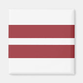Flagge Lettlands Magnet (Vorne)
