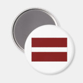 Flagge Lettlands Magnet (Vorderseite/Rückseite)