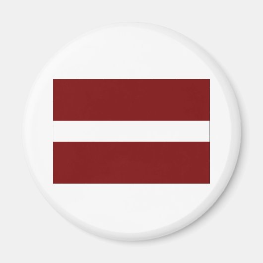 Flagge Lettlands Magnet (Vorne)
