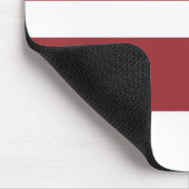 Flagge Lettlands Mousepad (Ecke)