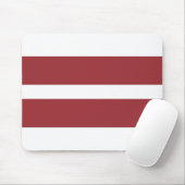 Flagge Lettlands Mousepad (Mit Mouse)