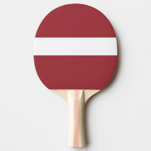 Flagge Lettlands Ping Pong Paddle Tischtennis Schläger