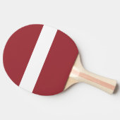 Flagge Lettlands Ping Pong Paddle Tischtennis Schläger (Seitenansicht)