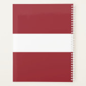 Flagge Lettlands Planer (Rückseite)