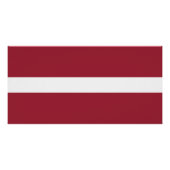 Flagge Lettlands Poster (Vorderseite)