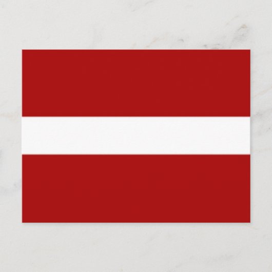 Flagge Lettlands Postkarte (Vorderseite)
