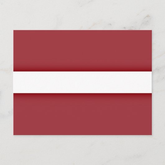Flagge Lettlands Postkarte (Vorderseite)