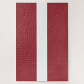 Flagge Lettlands Puzzle (Vertikal)
