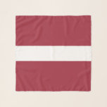 Flagge Lettlands Schal<br><div class="desc">Patriotische Flagge Lettlands.</div>