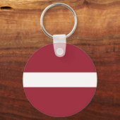 Flagge Lettlands Schlüsselanhänger (Vorderseite)