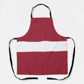 Flagge Lettlands Schürze (Vorderseite)