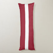 Flagge Lettlands Seitenschläferkissen (Rückseite (Vertikal))