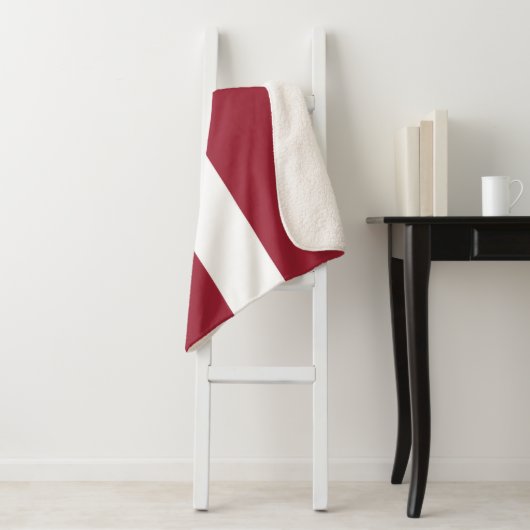 Flagge Lettlands Sherpadecke (Beispiel)