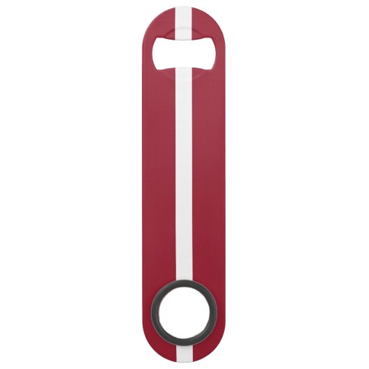 Flagge Lettlands Speed Flaschenöffner (Rückseite)