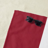 Flagge Lettlands Strandtuch (Beispiel)