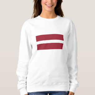 Flagge Lettlands Sweatshirt