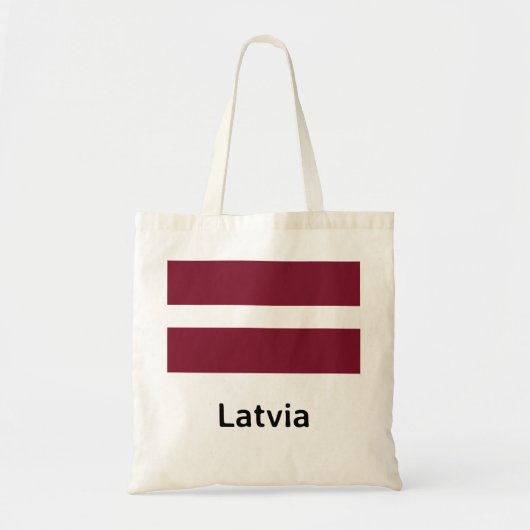 Flagge Lettlands Tragetasche (Vorne)