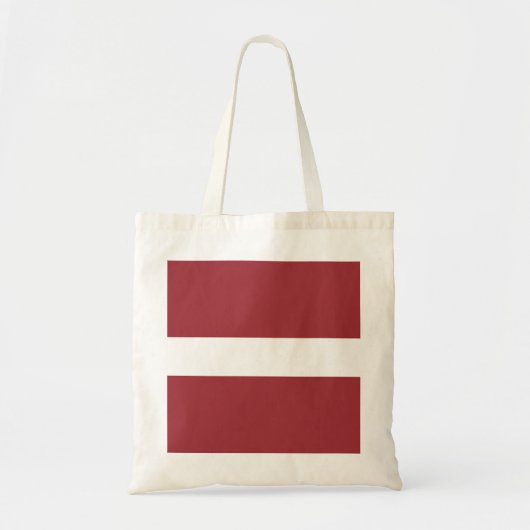 Flagge Lettlands Tragetasche (Vorne)