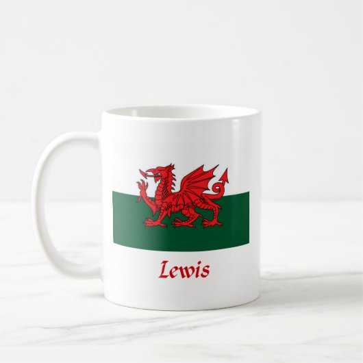 Flagge Lewis Waliser Kaffeetasse (Links)
