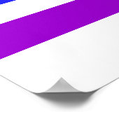 Flagge Lgbt USA Poster (Ecke)