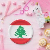 Flagge LibanonpapierTellers Pappteller (Party)