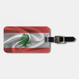 Flagge Libanons Gepäckanhänger