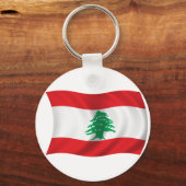 Flagge Libanons Schlüsselanhänger (Vorderseite)