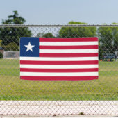Flagge Liberias Banner (Insitu)