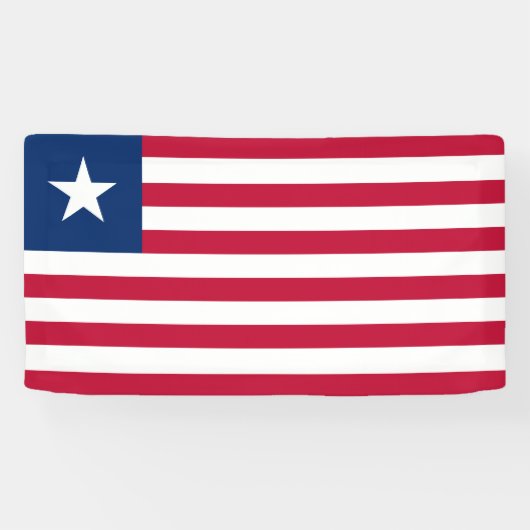 Flagge Liberias Banner (Horizontal)