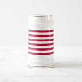 Flagge Liberias Bierglas (Mittel)