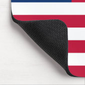 Flagge Liberias Mousepad (Ecke)
