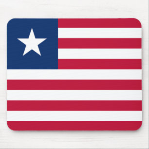 Flagge Liberias Mousepad