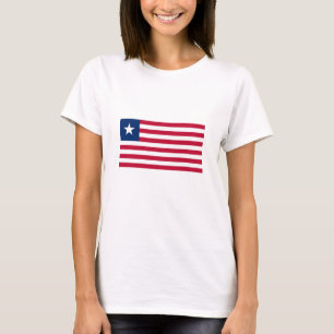Flagge Liberias T-Shirt