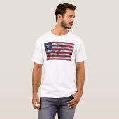Flagge Liberias T-Shirt (Vorne ganz)