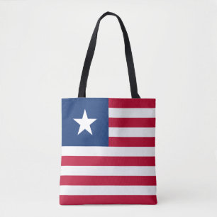 Flagge Liberias Tasche