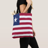Flagge Liberias Tasche (Von Nahem)