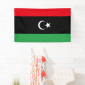 Flagge Libyens Banner (Insitu)