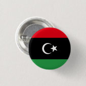 Flagge Libyens Button (Vorne & Hinten)