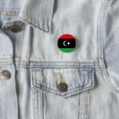 Flagge Libyens Button (Beispiel)