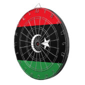 Flagge Libyens Dartscheibe (Vorderseite rechts)