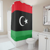 Flagge Libyens Duschvorhang (Beispiel)