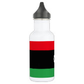 Flagge Libyens Edelstahlflasche (Links)