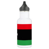 Flagge Libyens Edelstahlflasche (Rechts)
