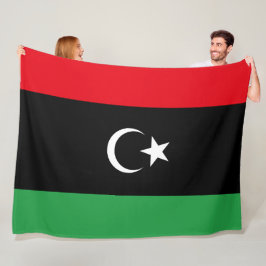 Flagge Libyens Fleecedecke