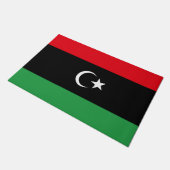 Flagge Libyens Fußmatte (Schrägansicht)