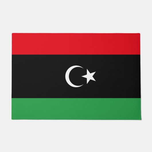 Flagge Libyens Fußmatte (Vorderseite)