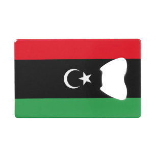 Flagge Libyens Geldbeutel Flaschenöffner