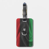 Flagge Libyens Gepäckanhänger (Rückseite vertikal)