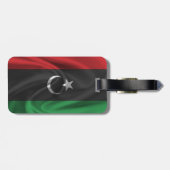 Flagge Libyens Gepäckanhänger (Rückseite horizontal)