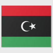 Flagge Libyens Geschenkpapier (Flach)